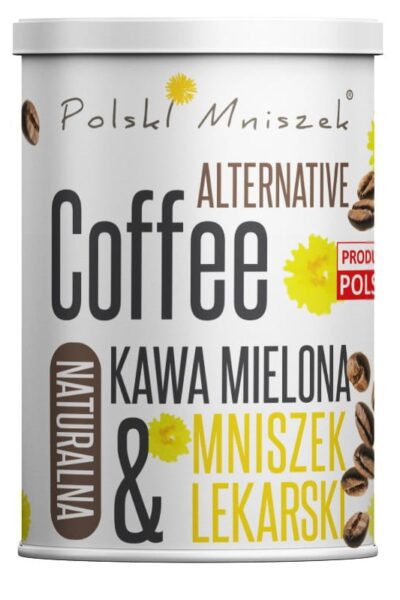 Kawa alternatywna z mniszka lekarskiego z kawą wypaloną bezkofeinową 150g