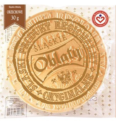 ŚLASKIE OBLATY TRADYCYJNE ORZECHOWE VISA 30G