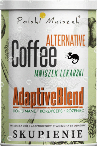 KAWA z MNISZKA LEKARSKIEGO mix adaptogenów SKUPIENIE 150g POLSKI MNISZEK